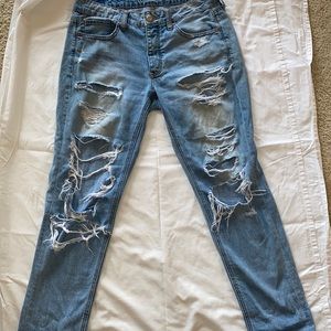 Ripped Tomgirl Jeans - barely worn